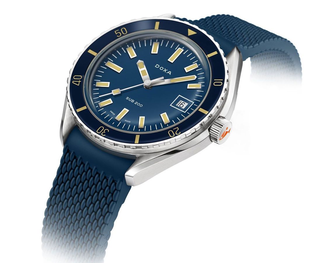 Doxa SUB 200 Caribbean Blue Dial 42 mm Automatic Watch For Men - 2