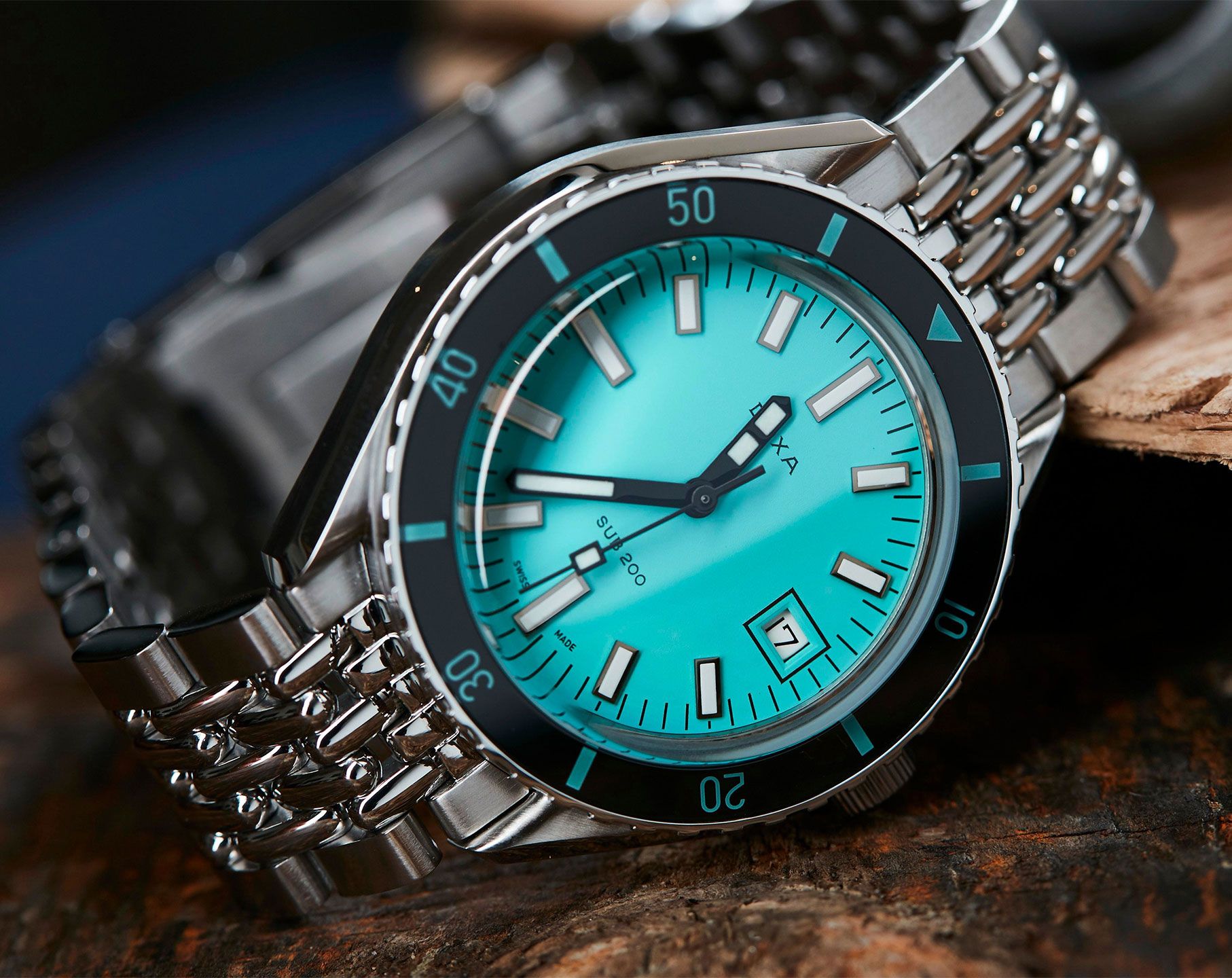 Doxa SUB 200 Aquamarine Turquoise Dial 42 mm Automatic Watch For Men - 7