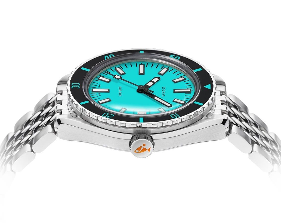 Doxa SUB 200 Aquamarine Turquoise Dial 42 mm Automatic Watch For Men - 2