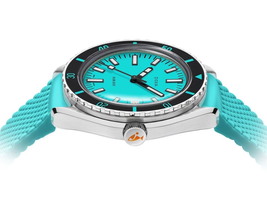 Doxa SUB 200 Aquamarine Turquoise Dial 42 mm Automatic Watch For Men - 3