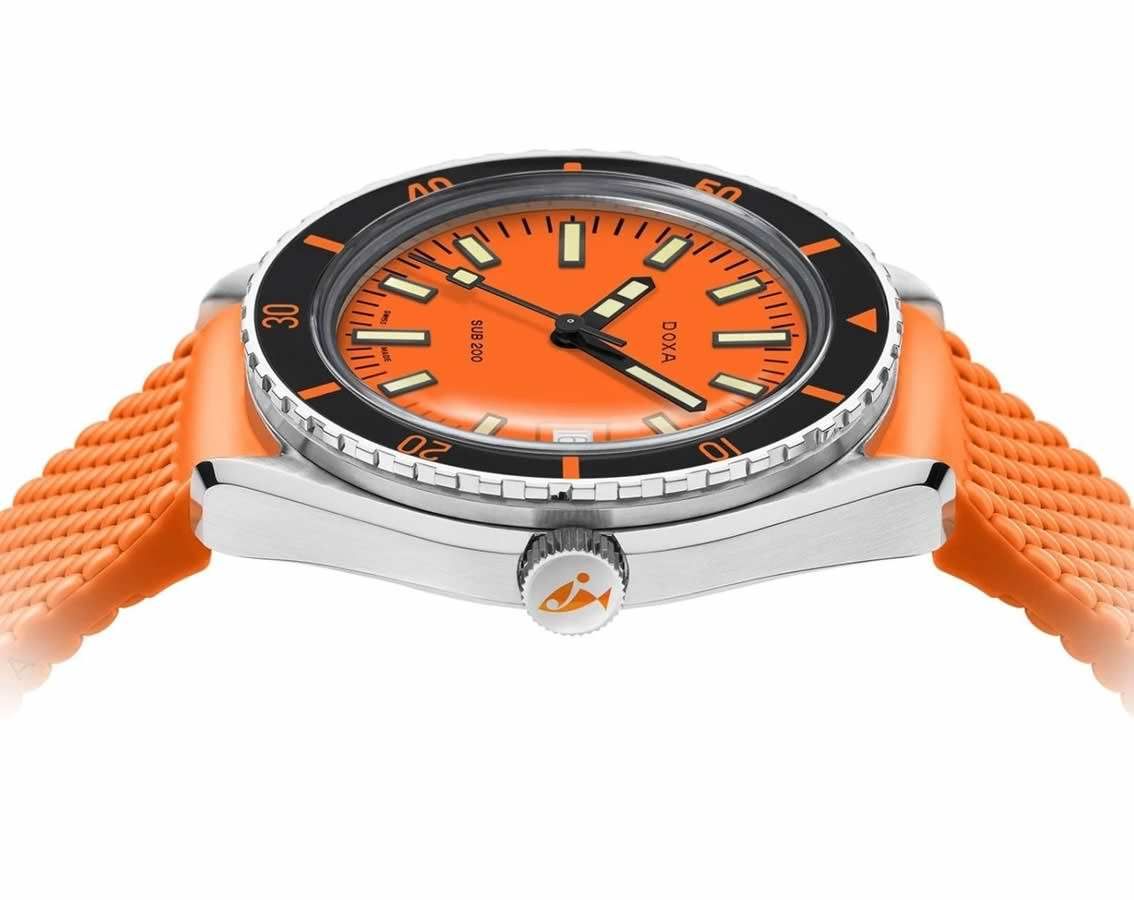 Doxa SUB 200 Professional Orange Dial 42 mm Automatic Watch For Men - 3