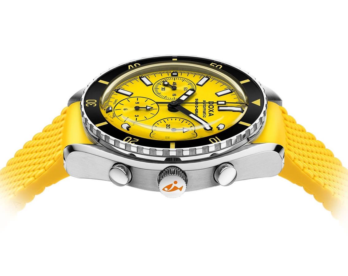 Doxa SUB 200 C-GRAPH Divingstar Yellow Dial 45 mm Automatic Watch For Men - 3