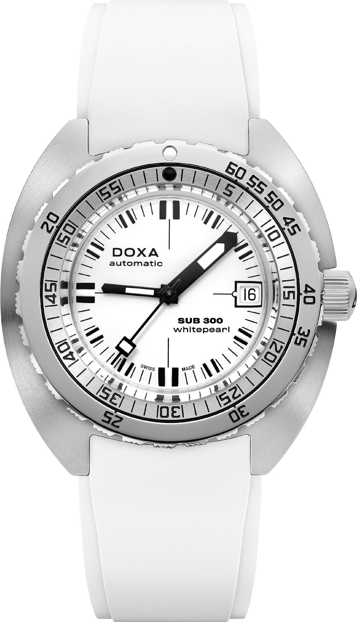 Doxa SUB 300 Whitepearl White Dial 42.50 mm Automatic Watch For Men - 1