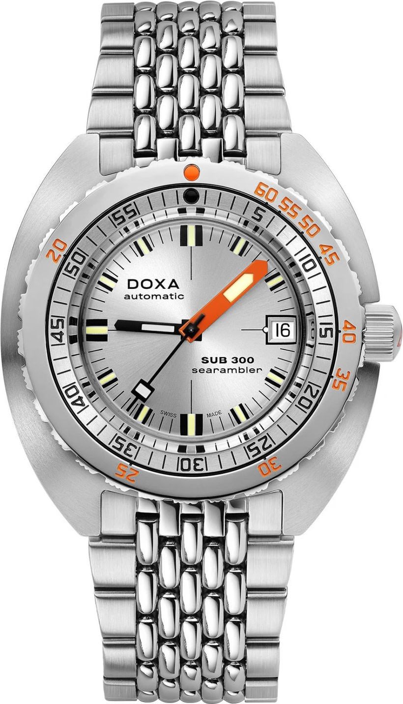 Doxa SUB 300 Searambler Silver Dial 42.5 mm Automatic Watch For Men - 1