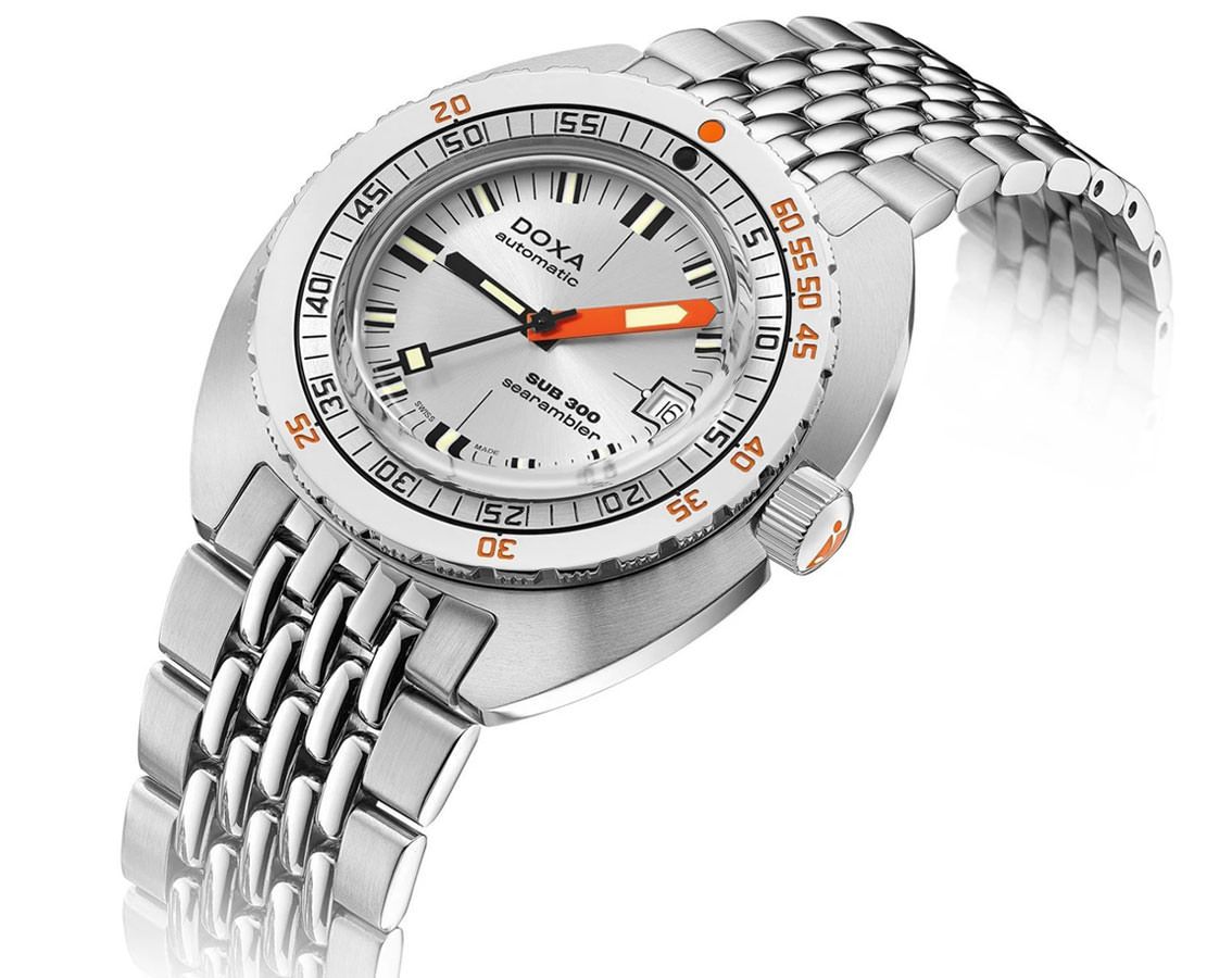 Doxa SUB 300 Searambler Silver Dial 42.5 mm Automatic Watch For Men - 2