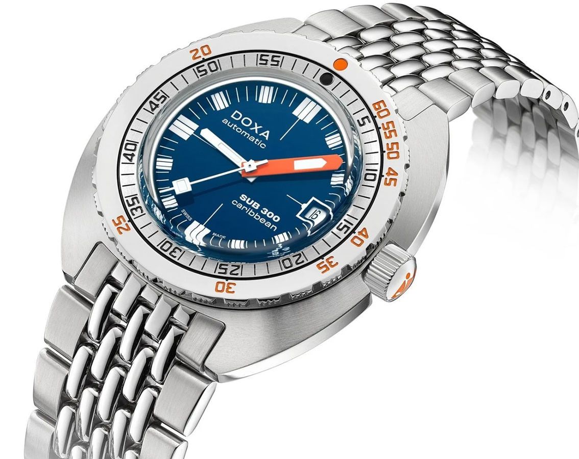 Doxa SUB 300 Caribbean Blue Dial 42.5 mm Automatic Watch For Men - 3