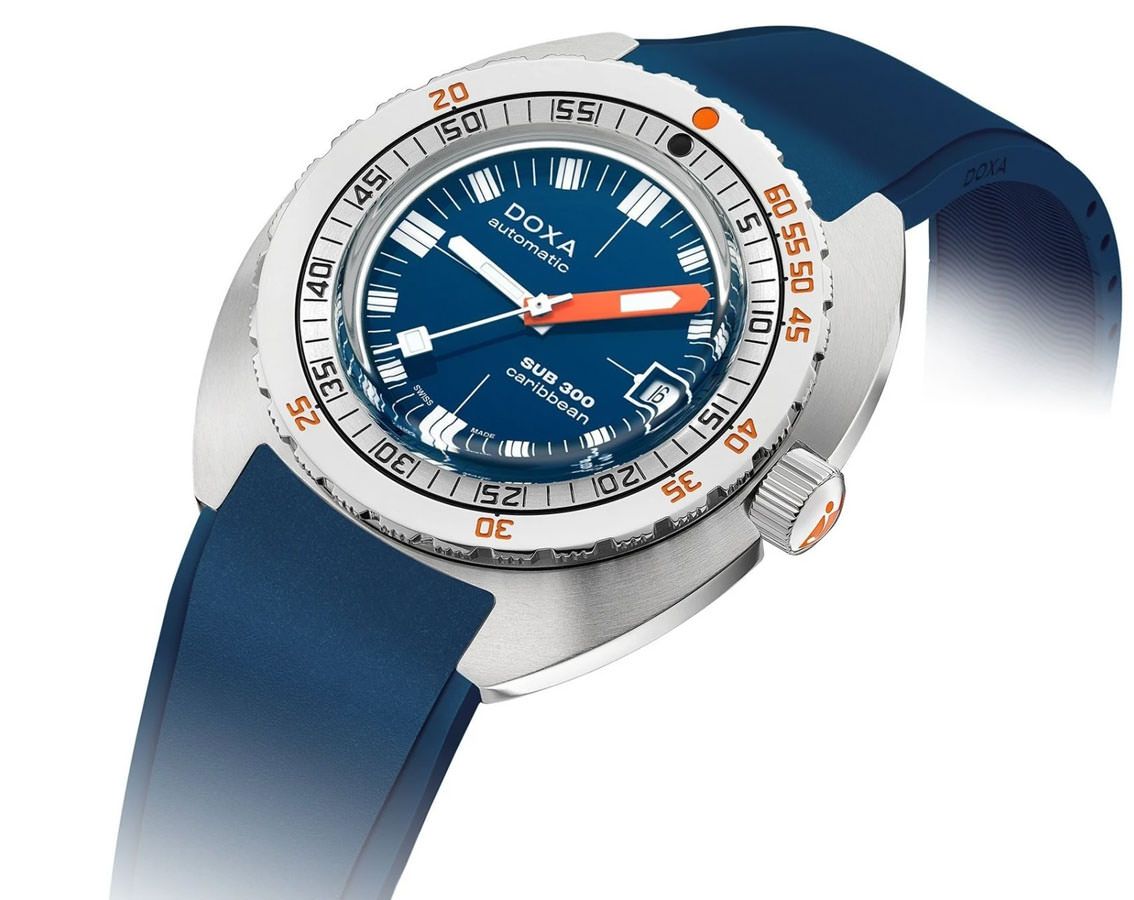 Doxa SUB 300 Caribbean Blue Dial 42.5 mm Automatic Watch For Men - 2