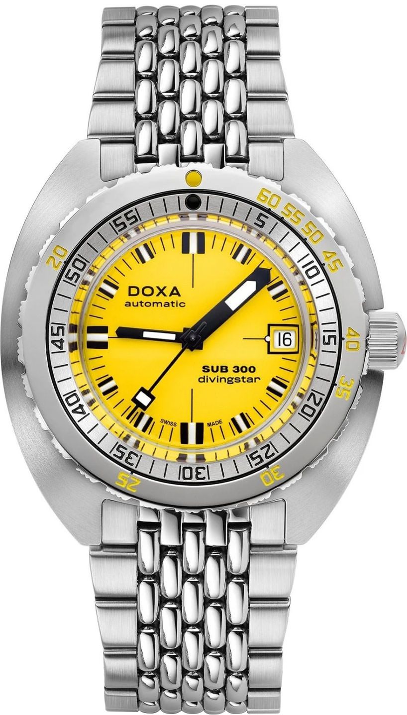 Doxa SUB 300 Divingstar Yellow Dial 42.5 mm Automatic Watch For Men - 1