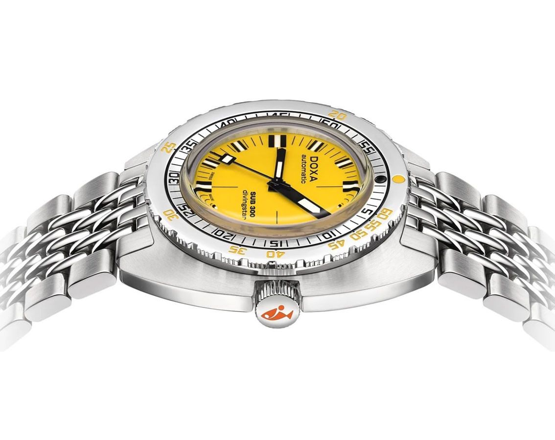 Doxa SUB 300 Divingstar Yellow Dial 42.5 mm Automatic Watch For Men - 3