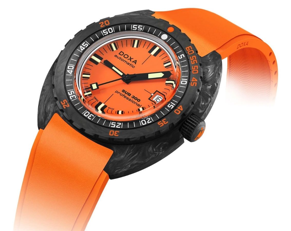 Doxa SUB 300 Carbon Professional Orange Dial 42.5 mm Automatic Watch For Men - 2