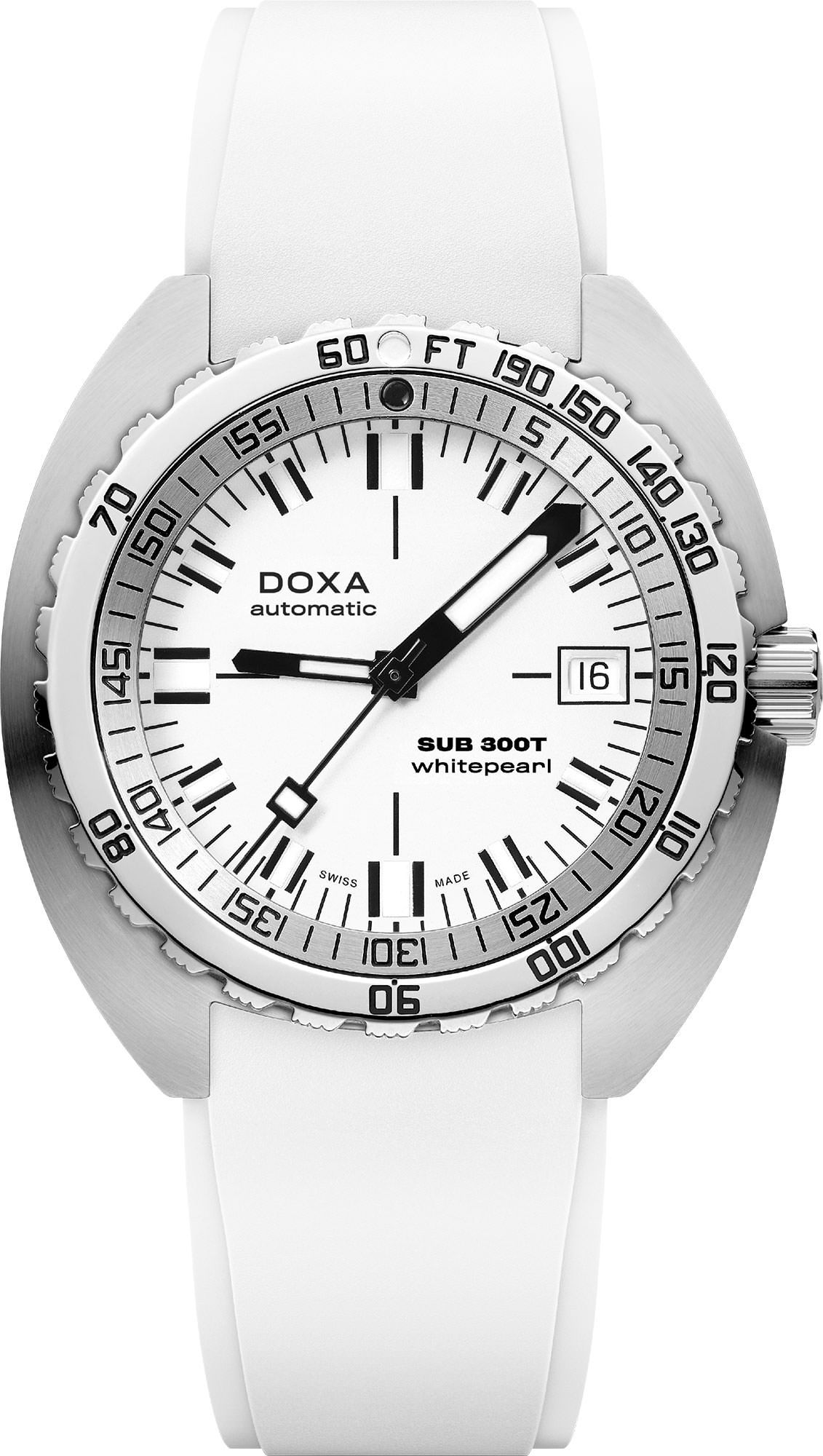 Doxa SUB 300T Whitepearl White Dial 42.50 mm Automatic Watch For Men - 1