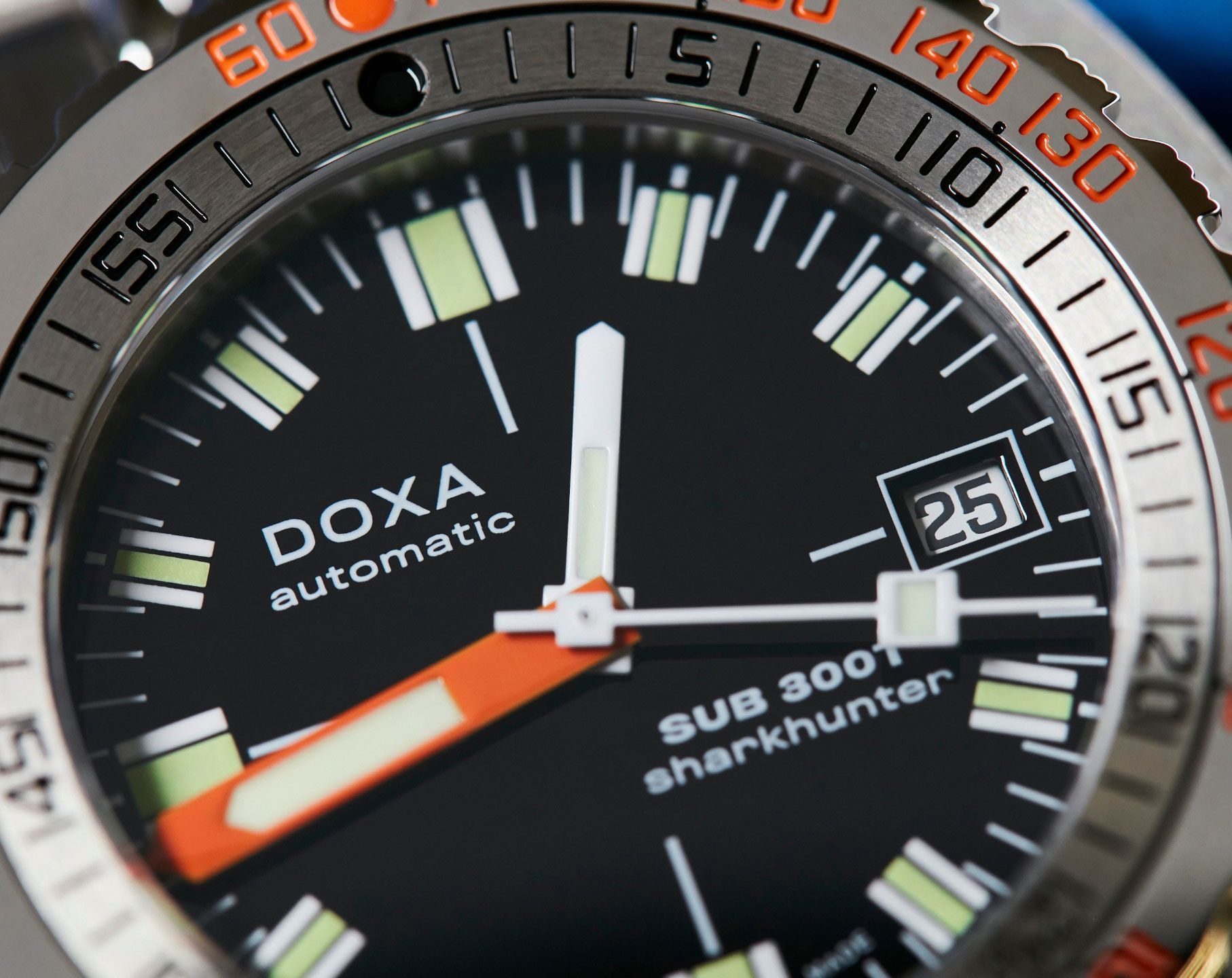 Doxa SUB 300T Sharkhunter Black Dial 42.5 mm Automatic Watch For Men - 4