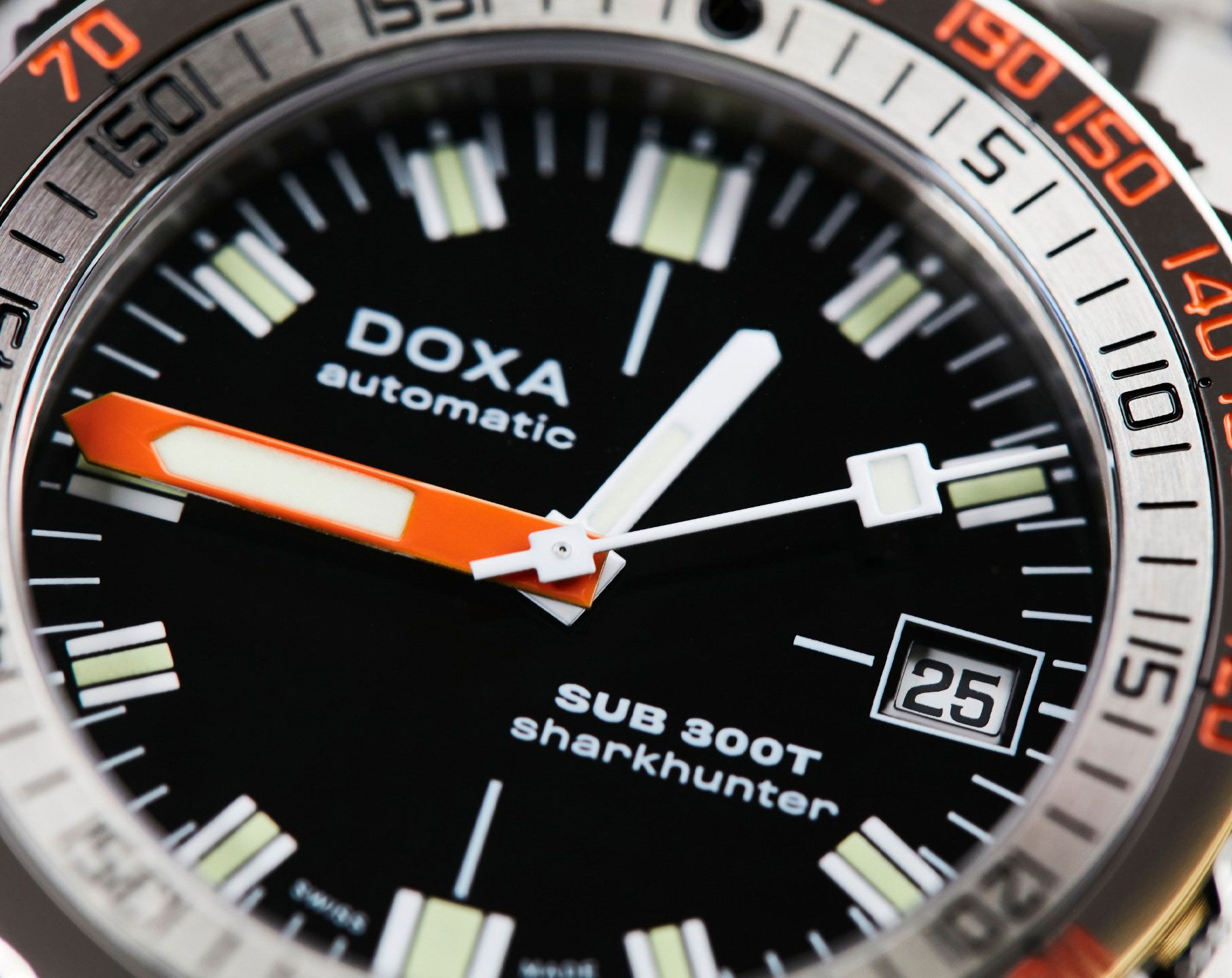 Doxa SUB 300T Sharkhunter Black Dial 42.5 mm Automatic Watch For Men - 5