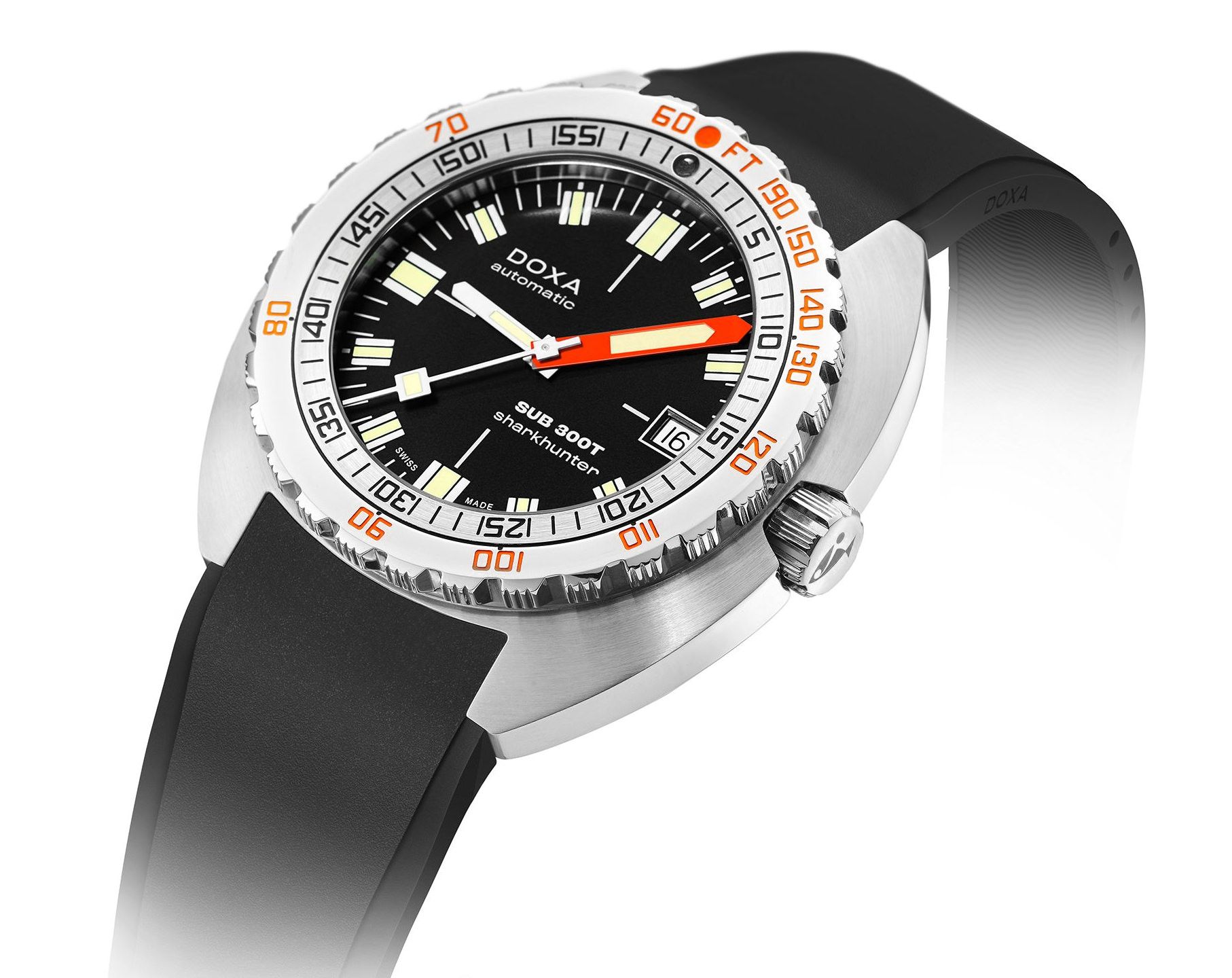 Doxa SUB 300T Sharkhunter Black Dial 42.5 mm Automatic Watch For Men - 2