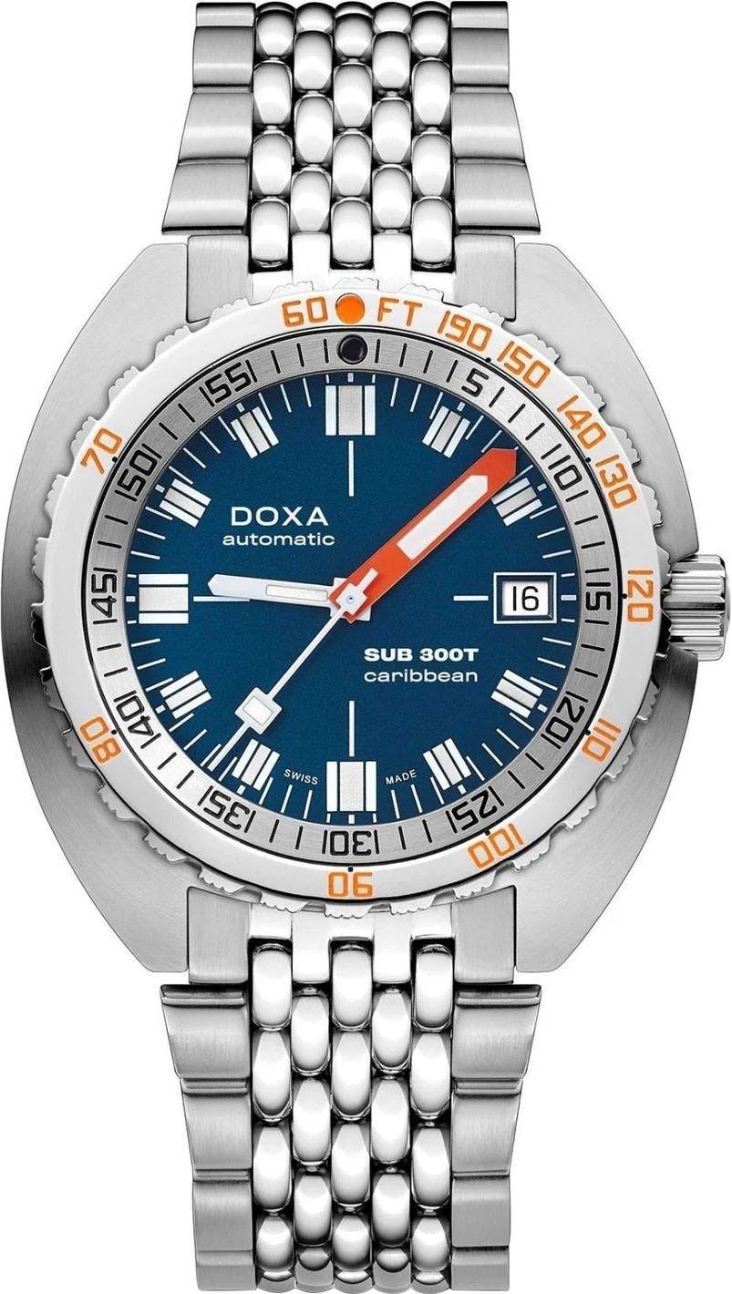 Doxa SUB 300T Caribbean Blue Dial 42.5 mm Automatic Watch For Men - 1