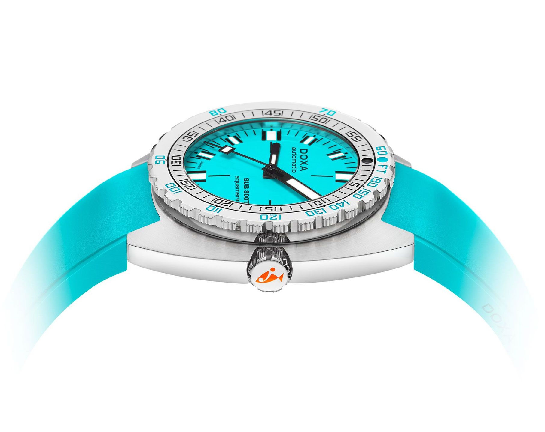 Doxa SUB 300T Aquamarine Turquoise Dial 42.5 mm Automatic Watch For Men - 2