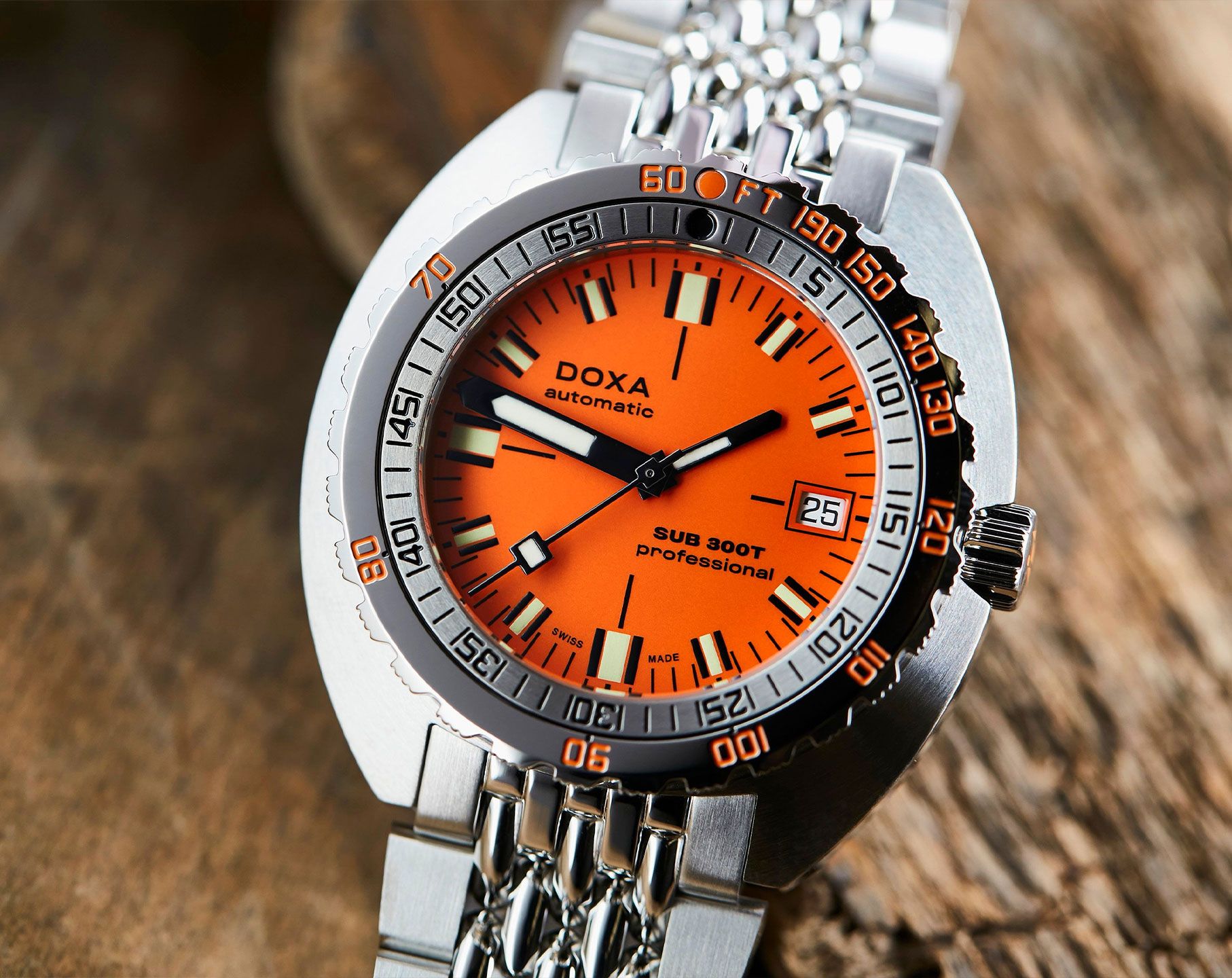 Doxa SUB 300T Professional Orange Dial 42.5 mm Automatic Watch For Men - 5