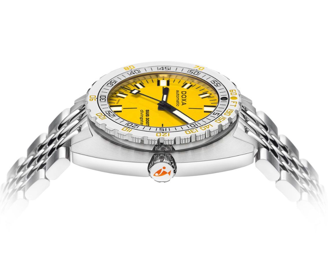 Doxa SUB 300T Divingstar Yellow Dial 42.5 mm Automatic Watch For Men - 2