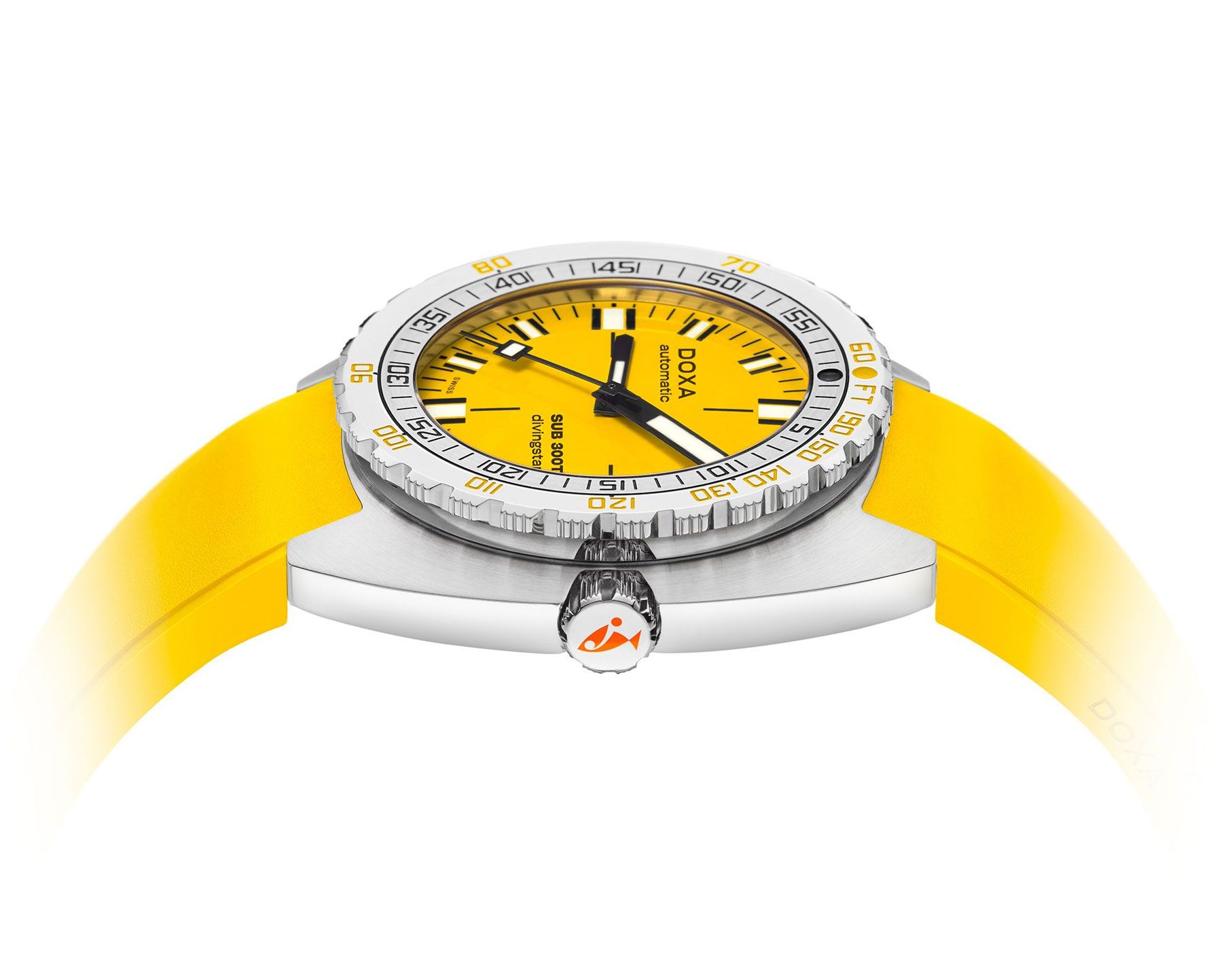 Doxa SUB 300T Divingstar Yellow Dial 42.5 mm Automatic Watch For Men - 3