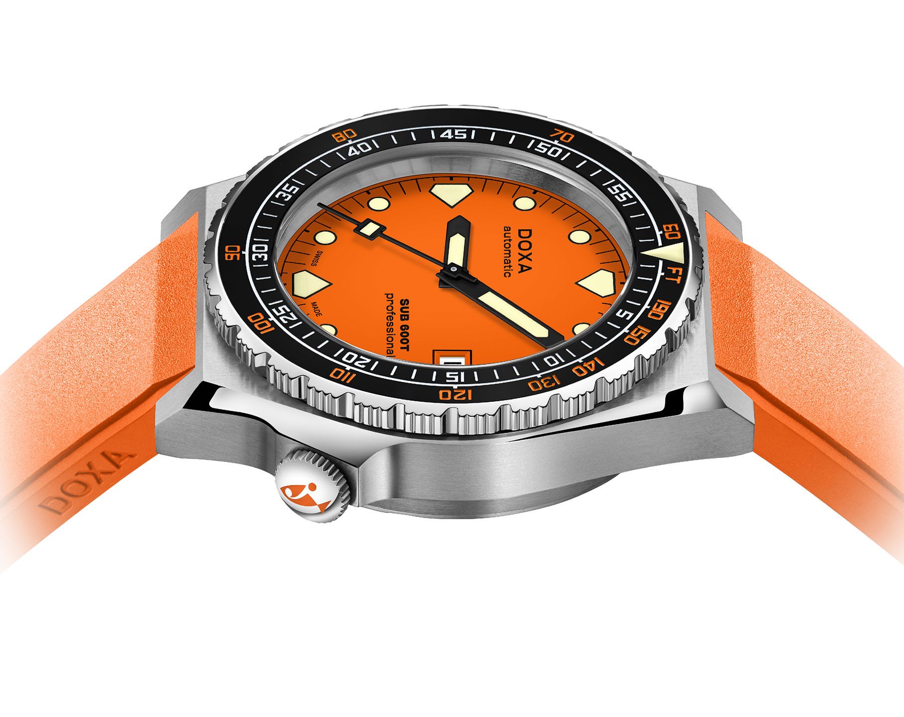 Doxa SUB 600T Professional Orange Dial 40 mm Automatic Watch For Men - 3