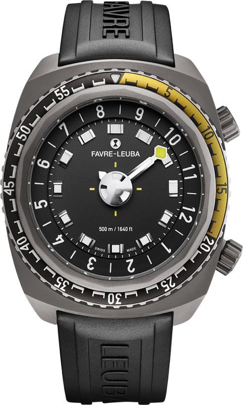 Favre Leuba Raider Harpoon Harpoon Black Dial 46 mm Automatic Watch For Men - 1