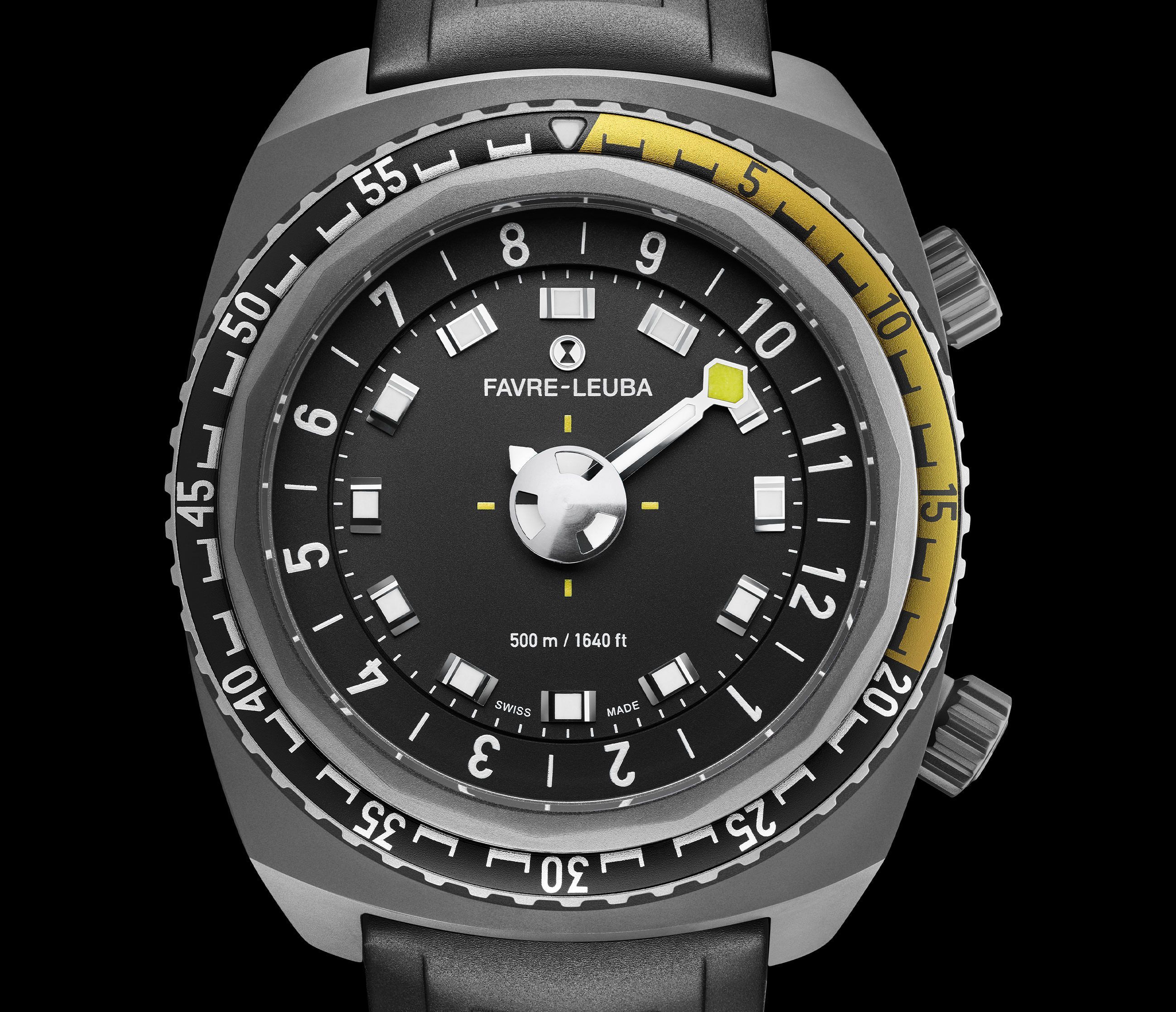 Favre Leuba Raider Harpoon Harpoon Black Dial 46 mm Automatic Watch For Men - 2