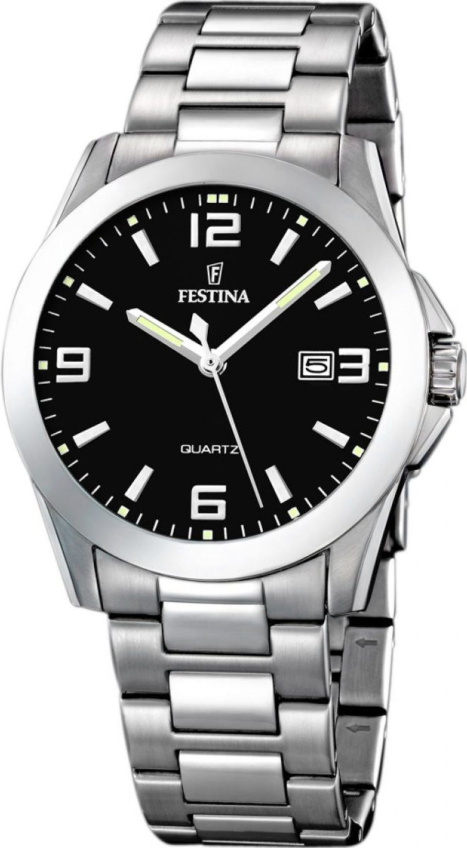 Festina Classics  Black Dial 40 mm Quartz Watch For Men - 1