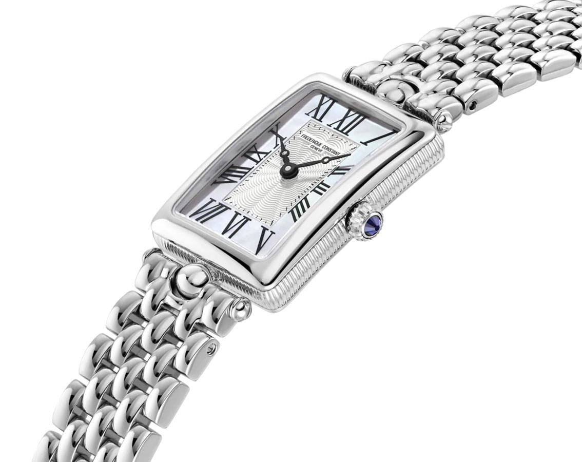 Frederique Constant Classics Art Déco Carrée MOP Dial 28 mm Quartz Watch For Women - 2