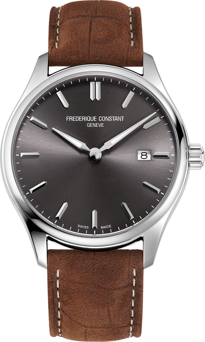 Frederique Constant Classics Classics Gents Quartz Grey Dial 40 mm Quartz Watch For Men - 1