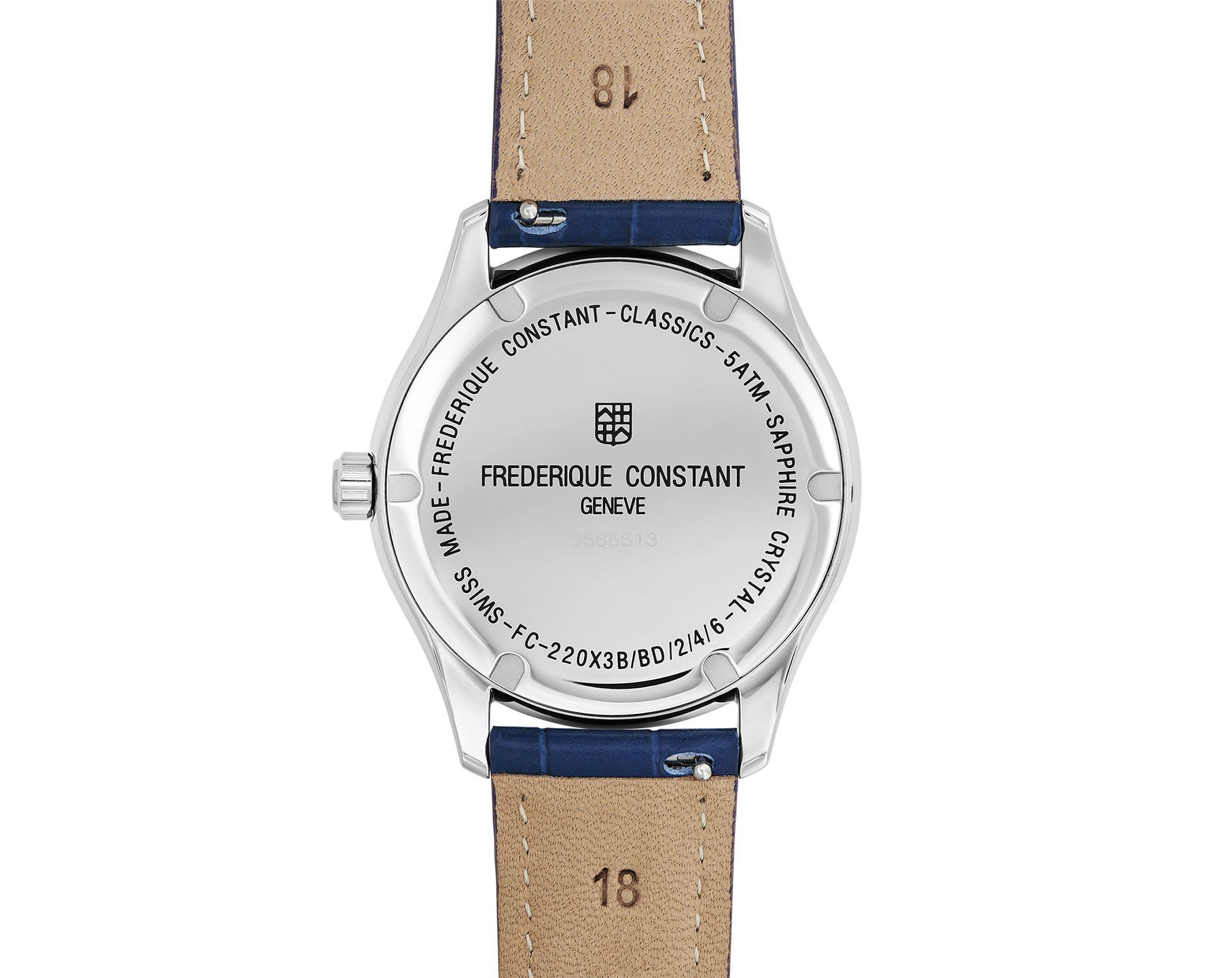 Frederique Constant Classics Quartz Ladies Blue Dial 36 mm Quartz Watch For Women - 3