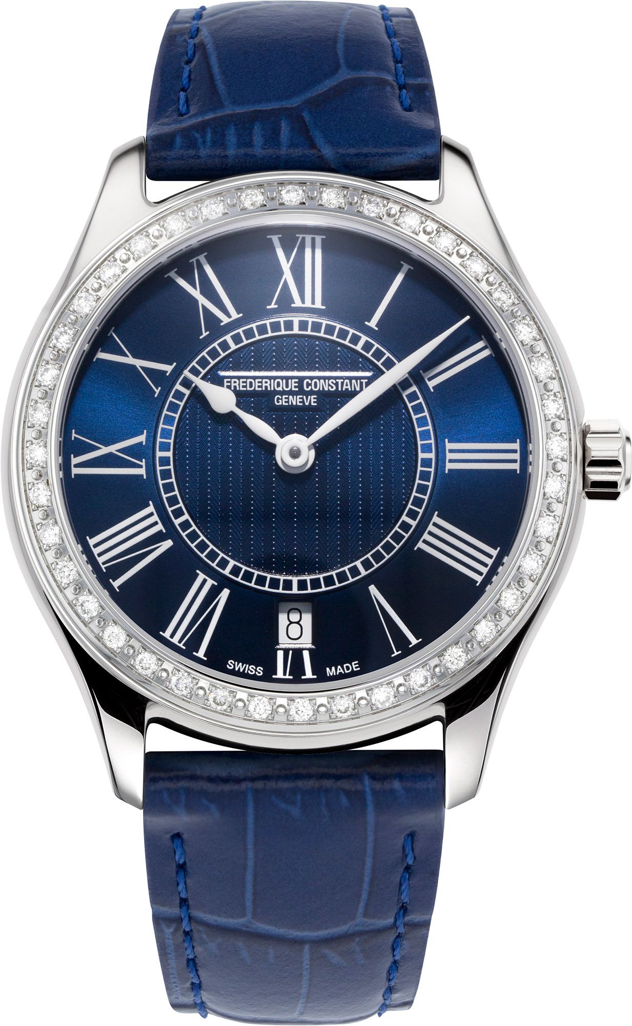 Frederique Constant Classics Quartz Ladies Blue Dial 36 mm Quartz Watch For Women - 1