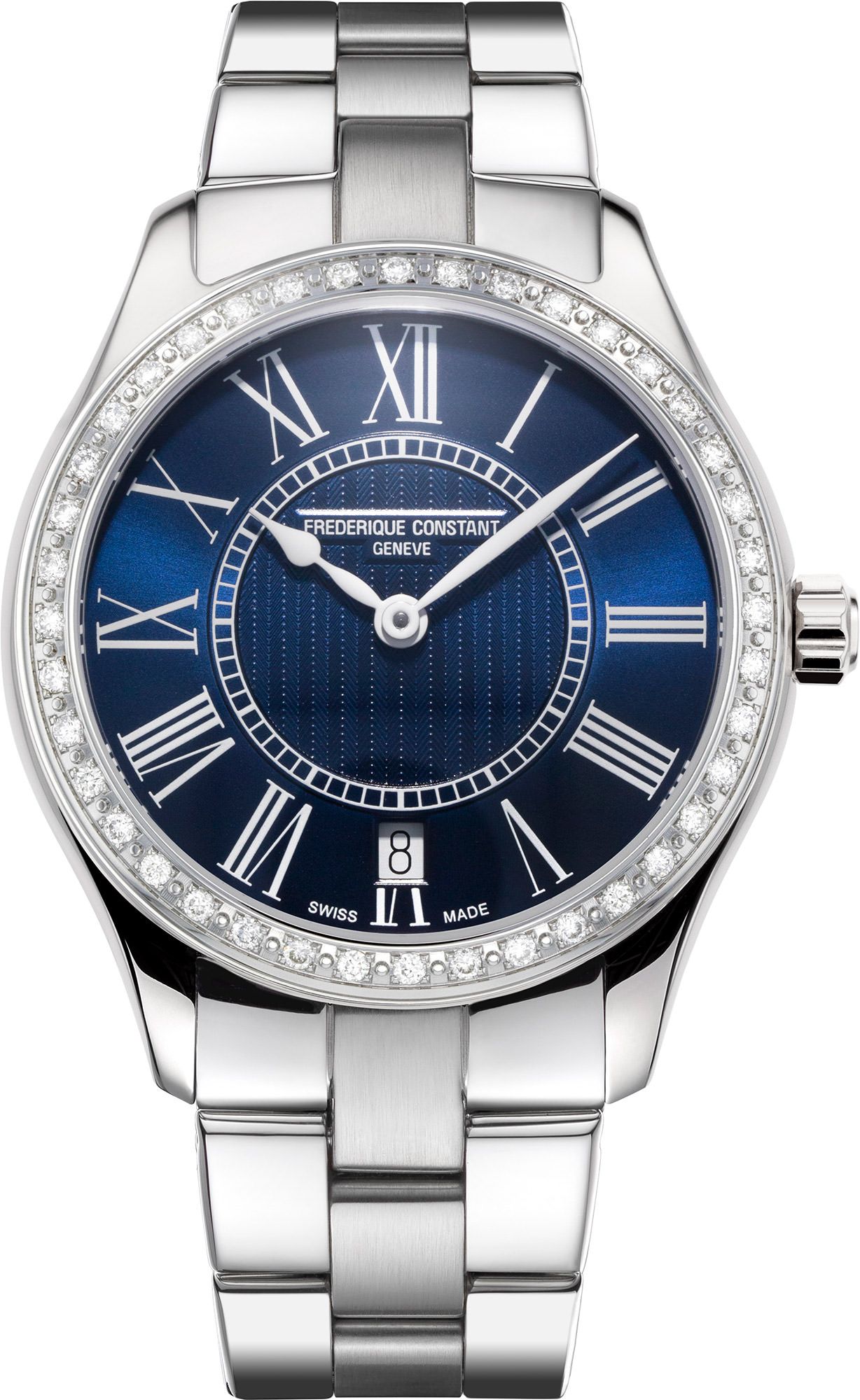 Frederique Constant Classics Quartz Ladies Blue Dial 36 mm Quartz Watch For Women - 1