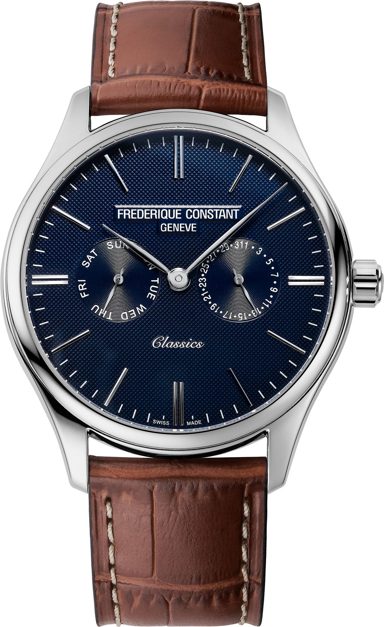 Frederique Constant Classics Classics Gents Quartz Blue Dial 40 mm Quartz Watch For Men - 1