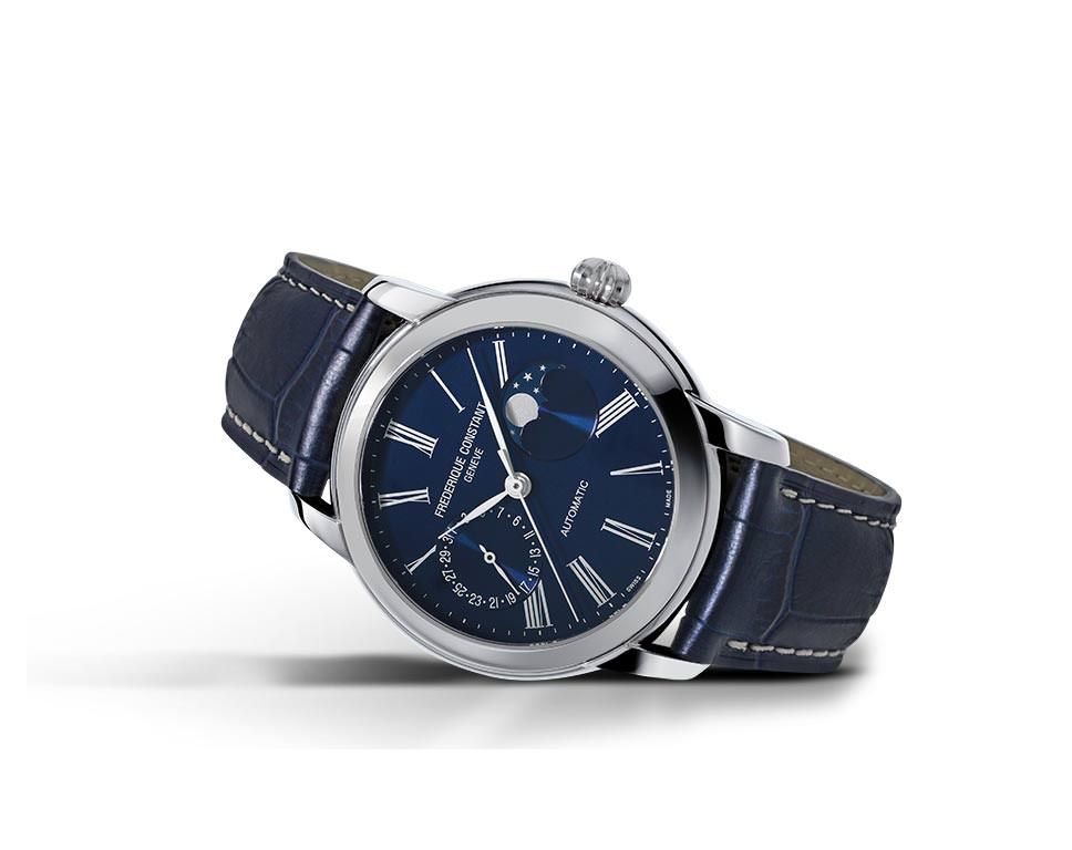 Frederique Constant Manufacture Classic MoonPhase Blue Dial 42 mm Automatic Watch For Men - 2