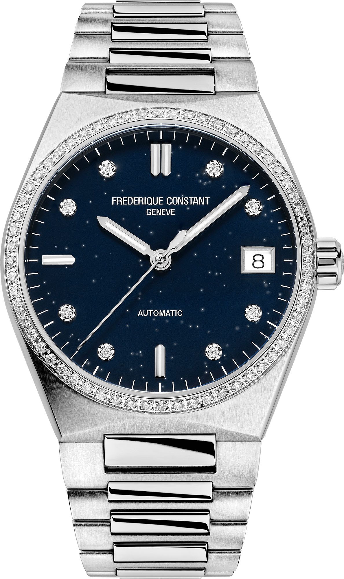 Frederique Constant Highlife Highlife Ladies Automatic Sparkling Blue Dial 34 mm Automatic Watch For Women - 1