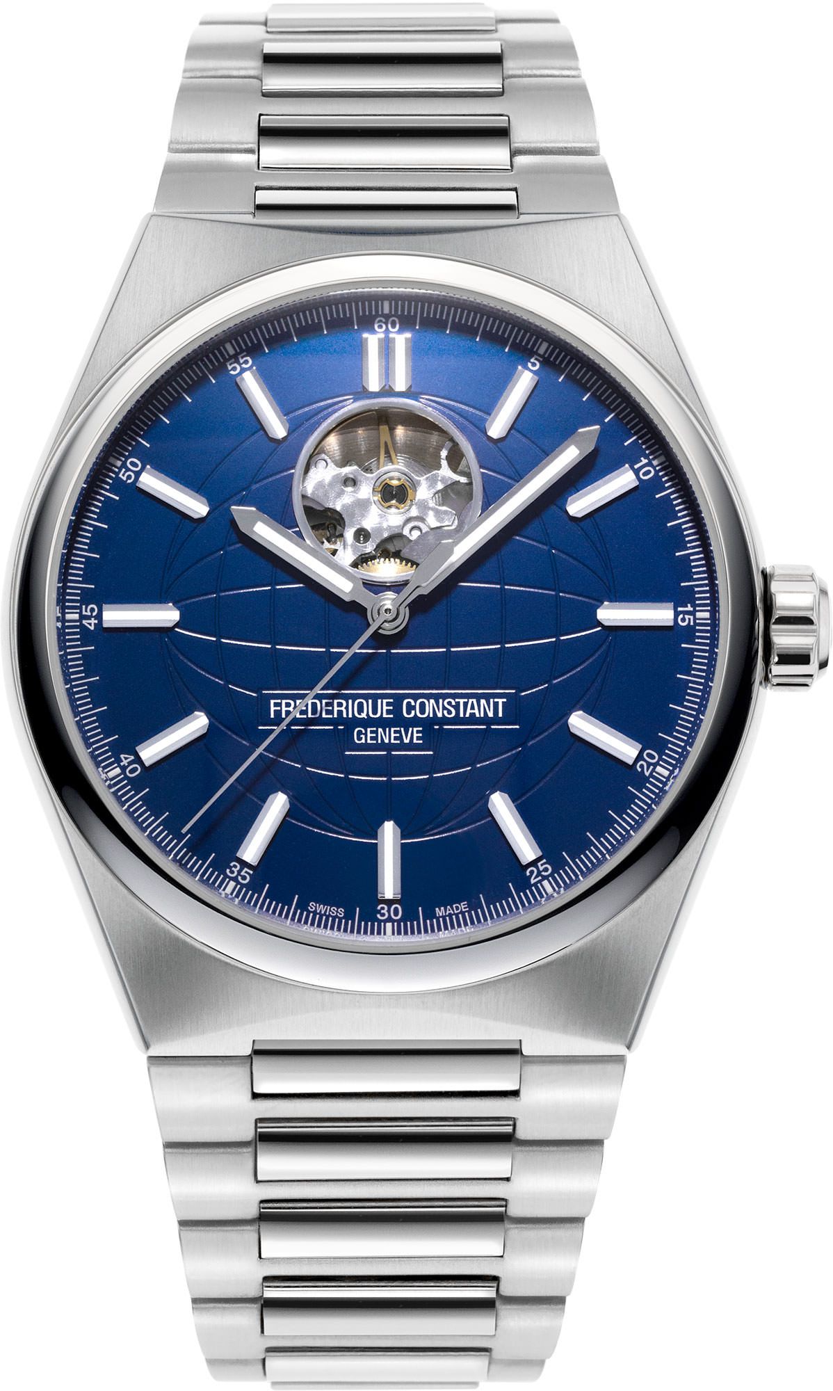 Frederique Constant Highlife Highlife Heart Beat Blue Dial 41 mm Automatic Watch For Men - 1