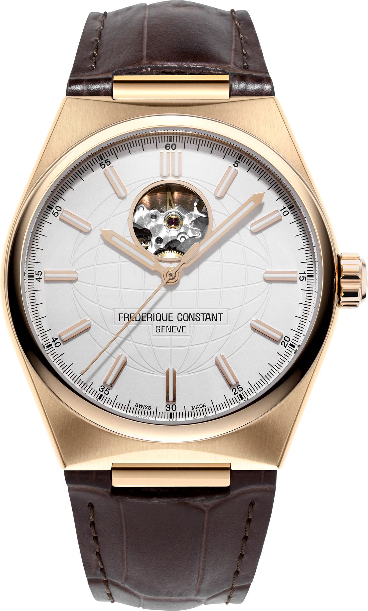 Frederique Constant Highlife Highlife Heart Beat Silver Dial 41 mm Automatic Watch For Men - 1