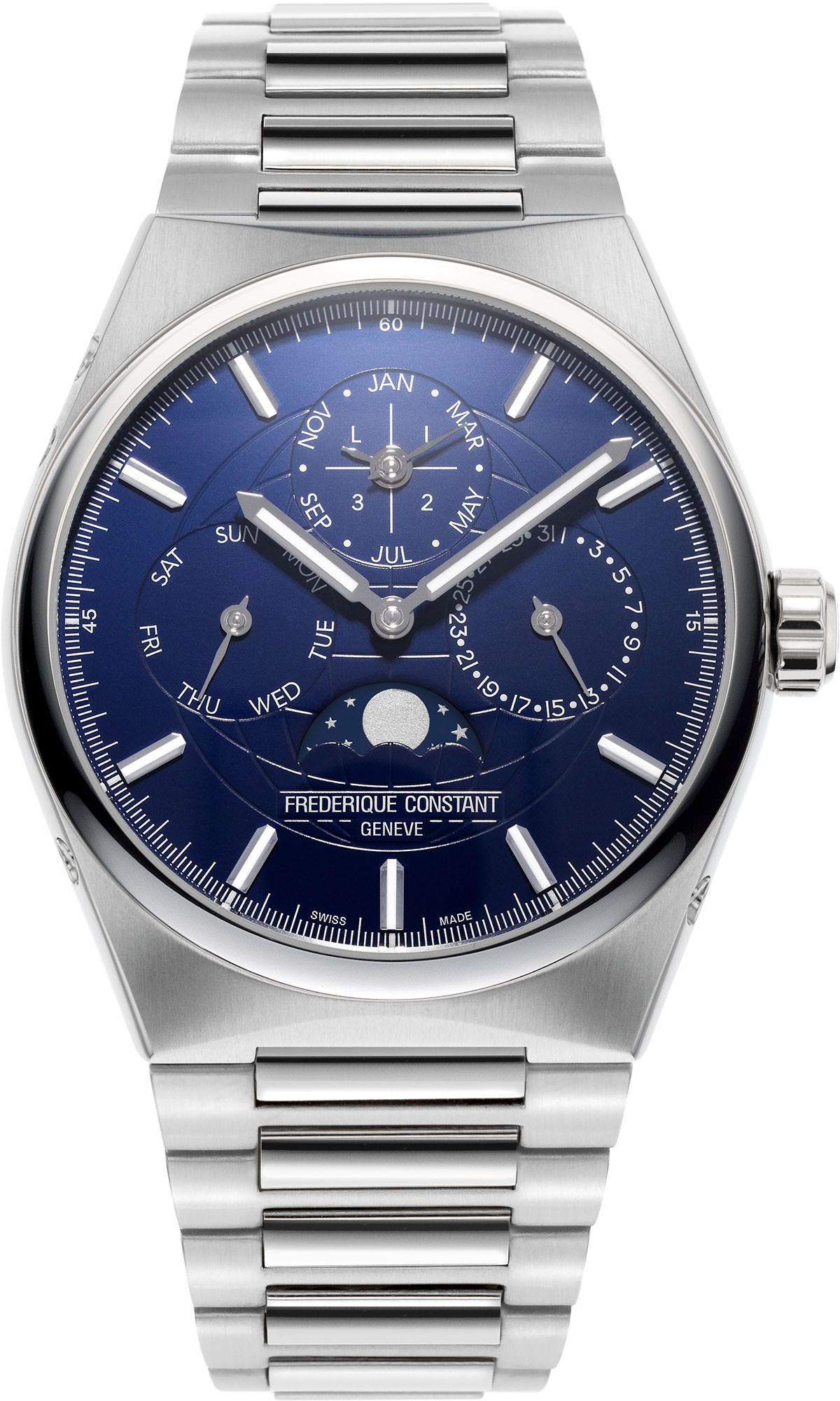 Frederique Constant Highlife Highlife Perpetual Calendar Manufacture Blue Dial 41 mm Automatic Watch For Men - 1