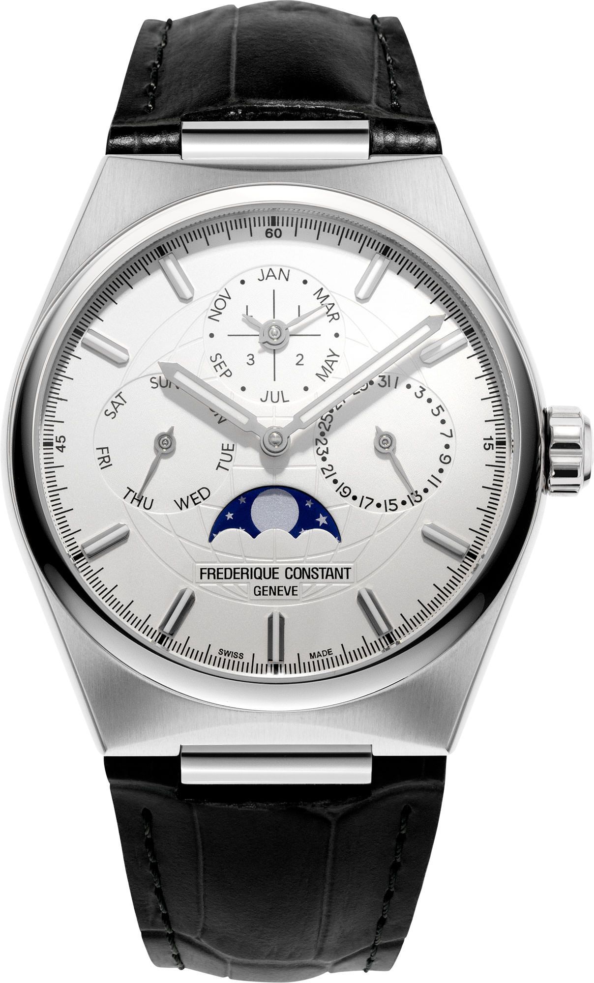 Frederique Constant Highlife Highlife Perpetual Calendar Manufacture Silver Dial 41 mm Automatic Watch For Men - 1