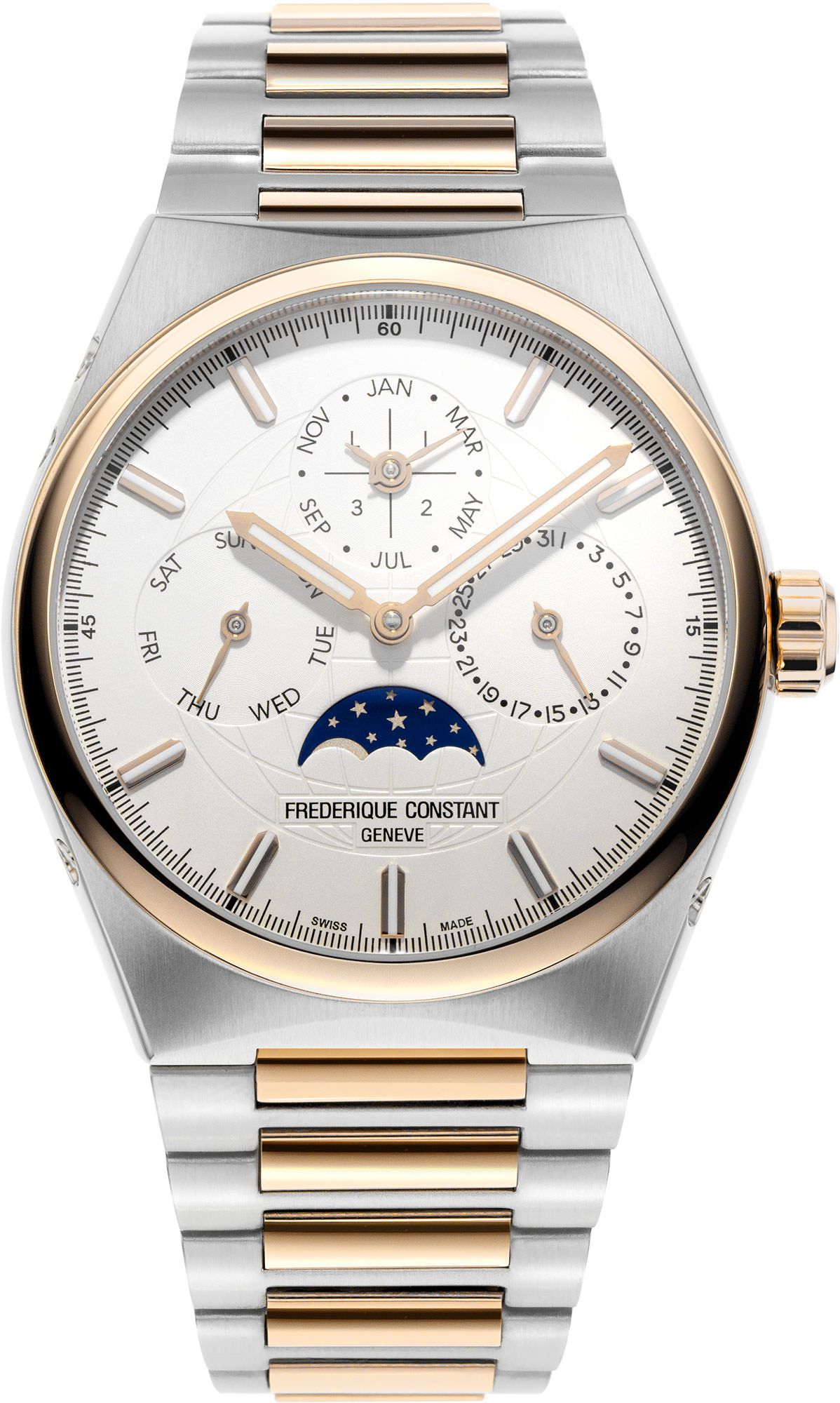 Frederique Constant Highlife Highlife Perpetual Calendar Manufacture Silver Dial 41 mm Automatic Watch For Men - 1