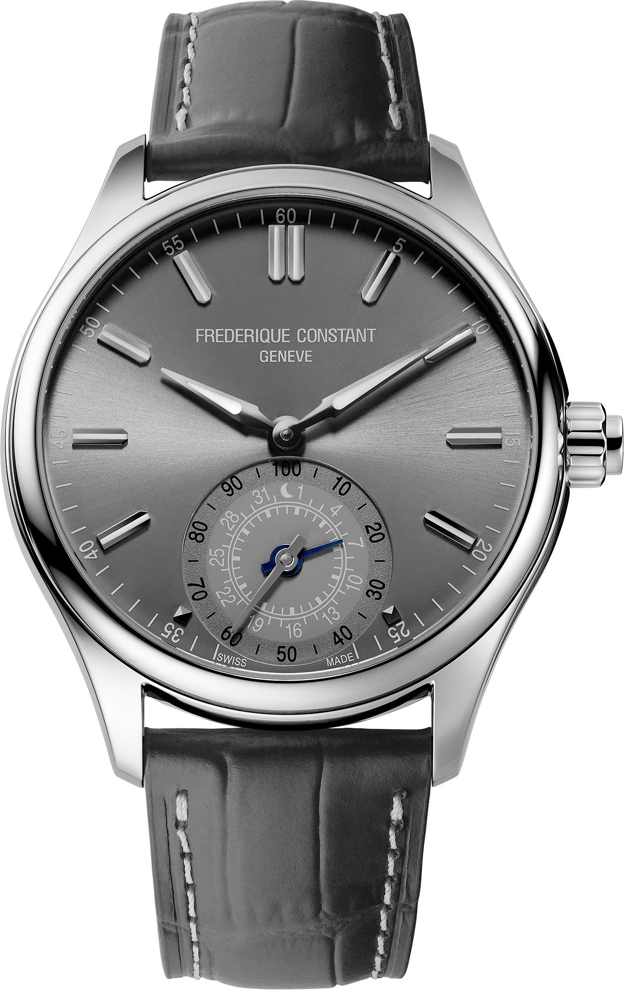 Frederique Constant Smartwatch Gents Classics Grey Dial 42 mm Quartz Watch For Men - 1