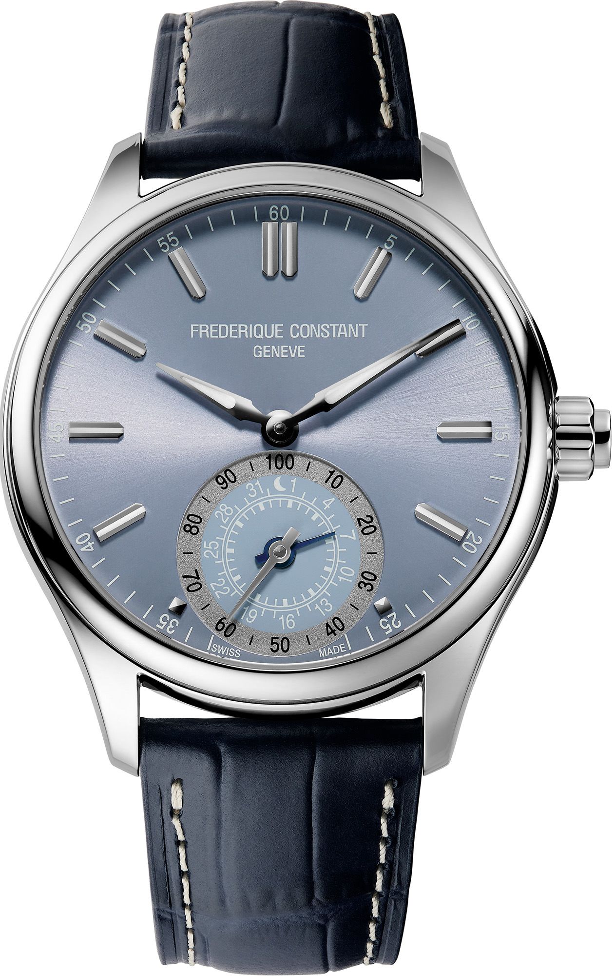 Frederique Constant Smartwatch Gents Classics Blue Dial 42 mm Quartz Watch For Men - 1