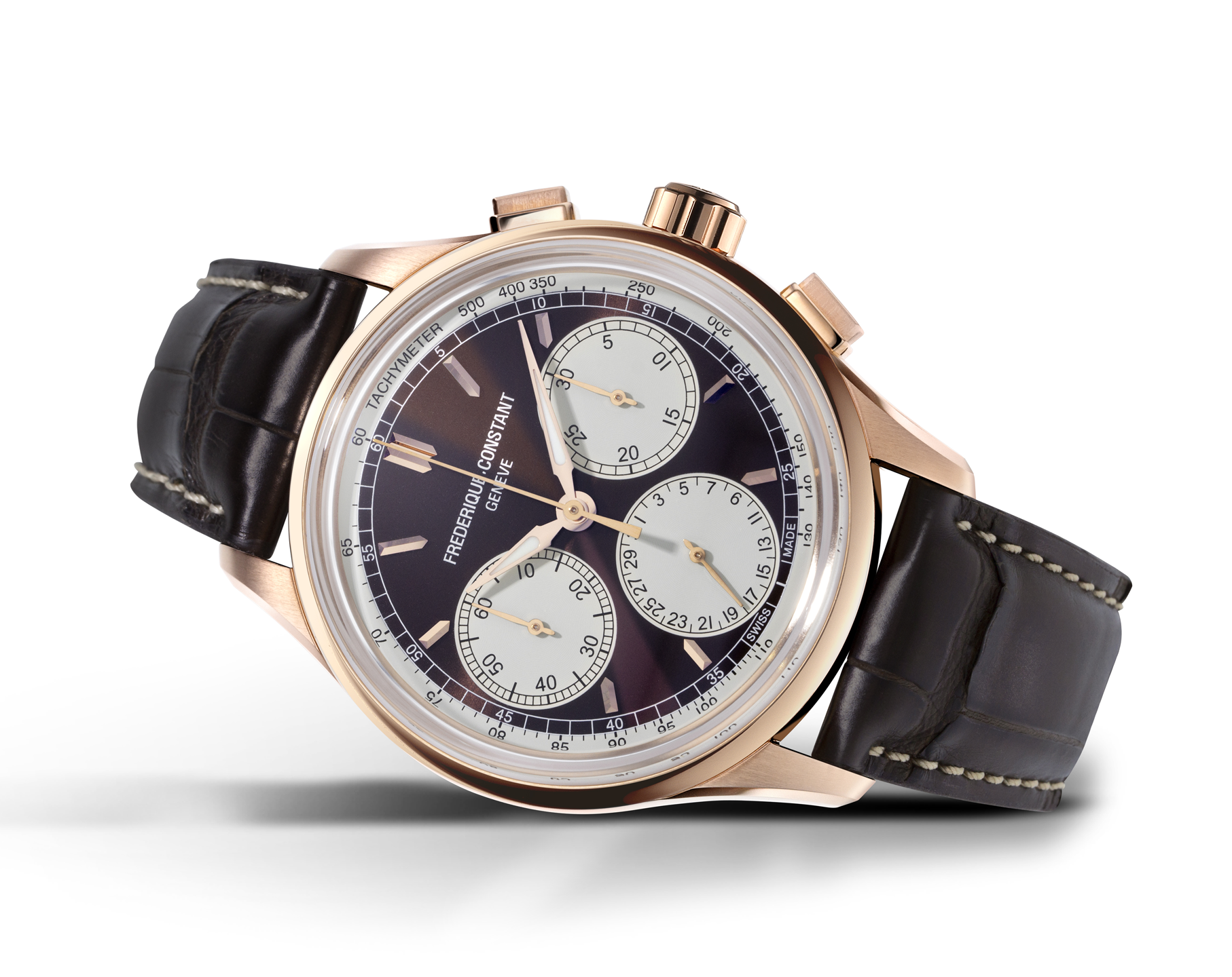 Frederique Constant Manufacture Flyback Chronograph Multicolor Dial 42 mm Automatic Watch For Men - 2