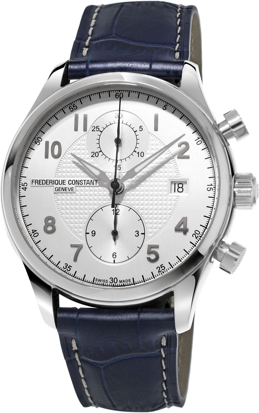 Frederique Constant Runabout Chronograph Automatic Silver Dial 42 mm Automatic Watch For Men - 1