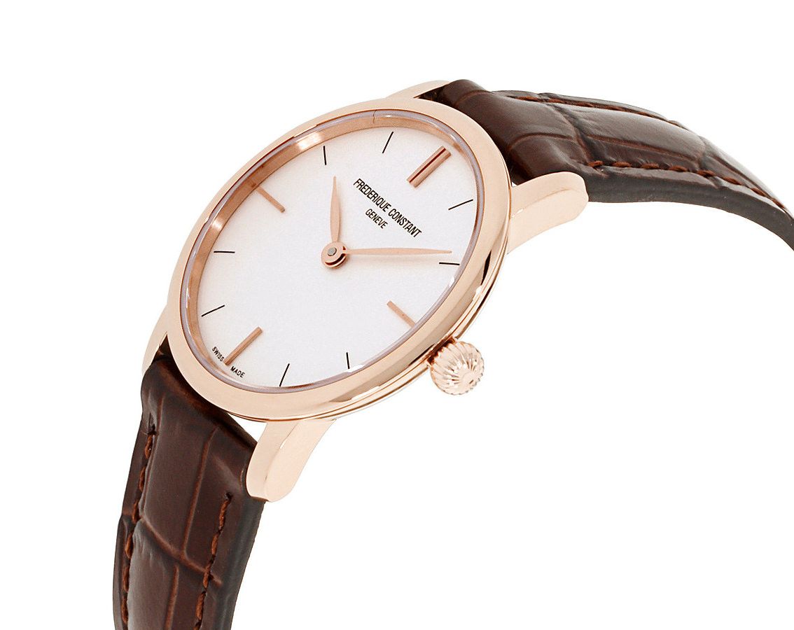 Frederique Constant Slimline Ladies White Dial 29 mm Quartz Watch For Women - 2