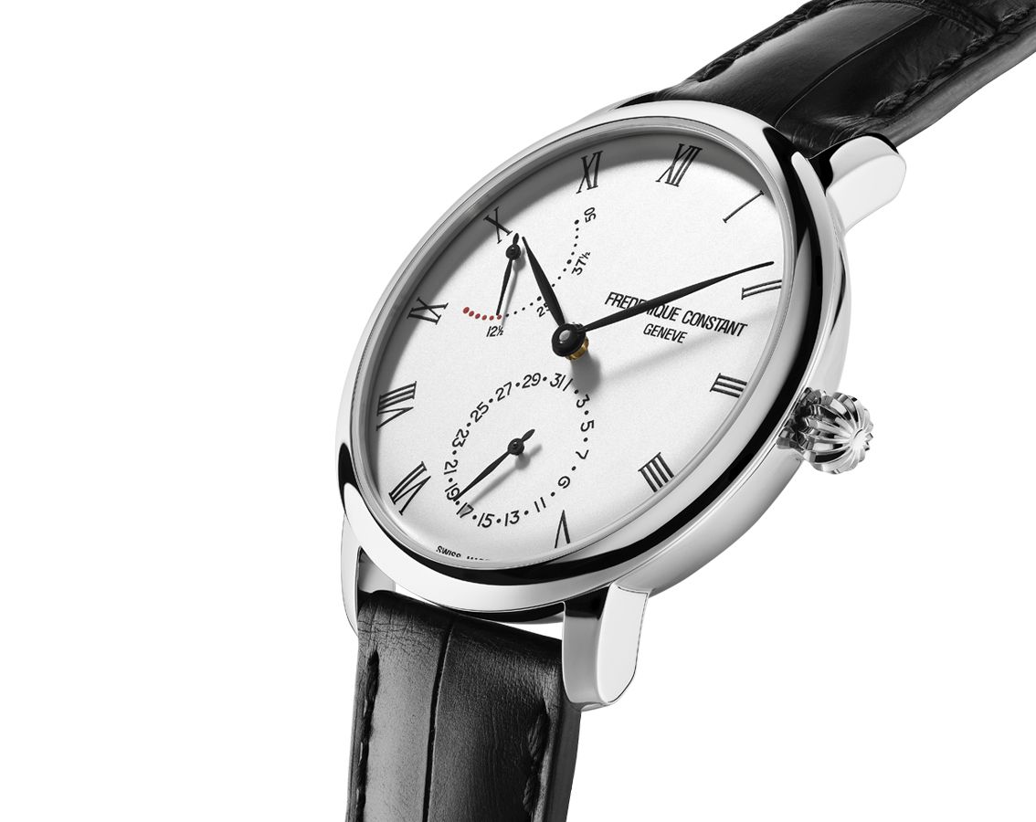 Frederique Constant Manufacture Slimline Power Reserve Silver Dial 40 mm Automatic Watch For Men - 3