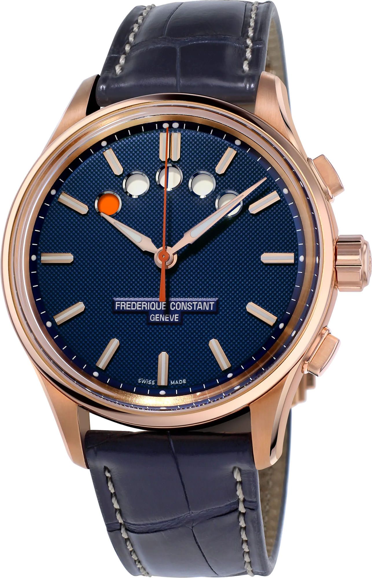 Frederique Constant Yacht Timer Regatta Countdown Blue Dial 42 mm Automatic Watch For Men - 1