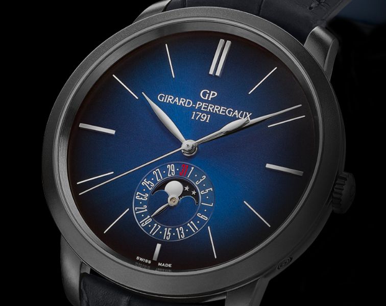 Girard-Perregaux 1966 Moon Phases Blue Dial 40 mm Automatic Watch For Men - 3