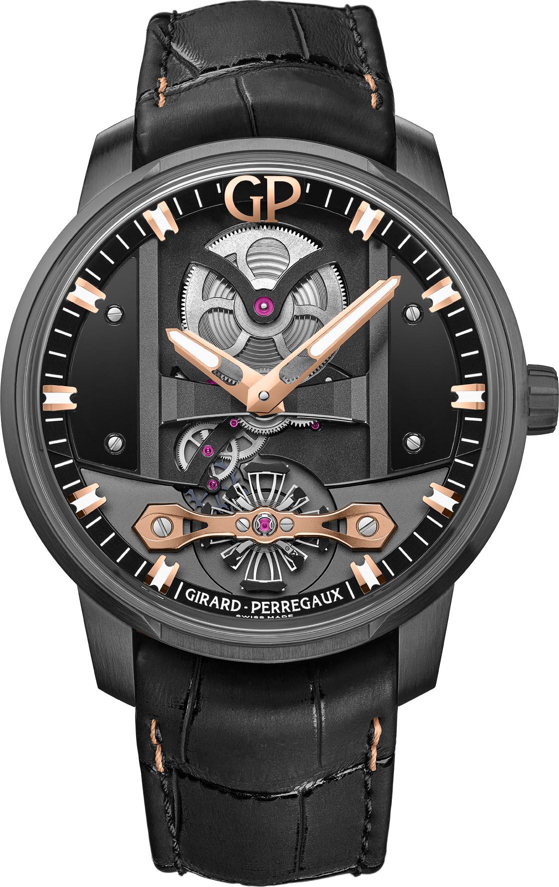 Girard-Perregaux Bridges Neo Bridges Skeleton Dial 44 mm Automatic Watch For Men - 1