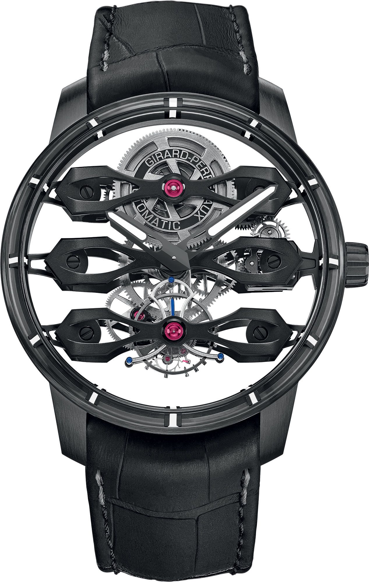 Girard-Perregaux Bridges Tourbillon Skeleton Dial 44 mm Automatic Watch For Men - 1